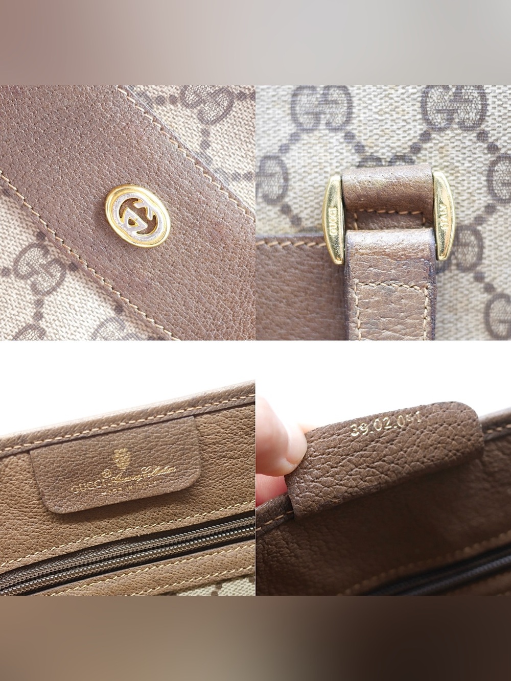 🍓GUCCI GG PVC Sherryline Shoulder Bag - Picture 6 of 14